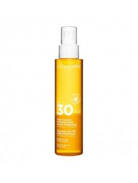 CLARINS GLOWING SUN OIL HIGT PROTECTION 30 SPF 150 ML