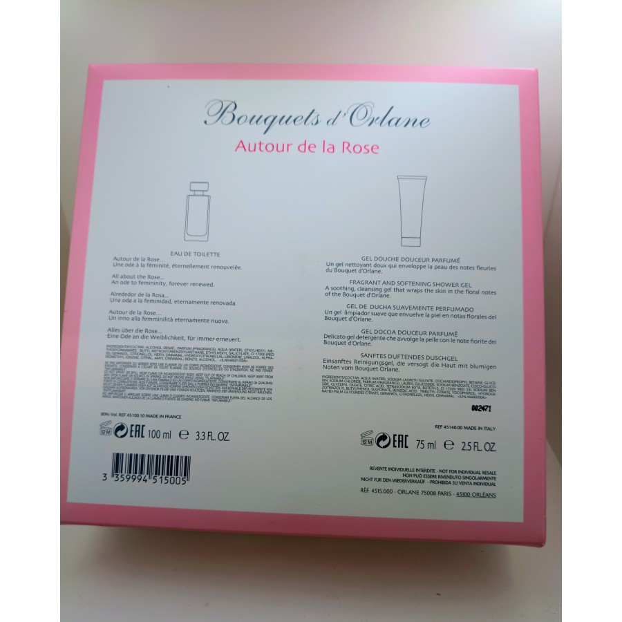 ORLANE BOUQUETS ROSE COFANETTO EDT 100ML+SG 75ML