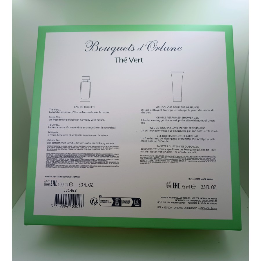 ORLANE BOUQUETS THE VERT COFANETTO EDT 100ML+SG 75ML