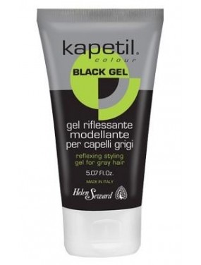 KAPETIL Black Gel - Riflessante Modellante Per Capelli Grigi 150 ml